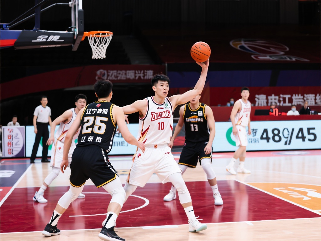 5月1日季后赛焦点战:辽宁本钢对阵浙江方兴渡精彩回顾 进入第二节,浙江方兴渡明显加强了防守强度